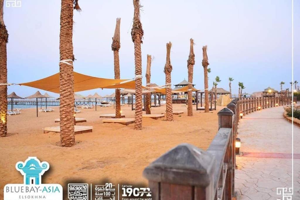 Amazing Chalet At Bluebay Asian Resort Pool View - Families Only Ain Suchna Exterior foto