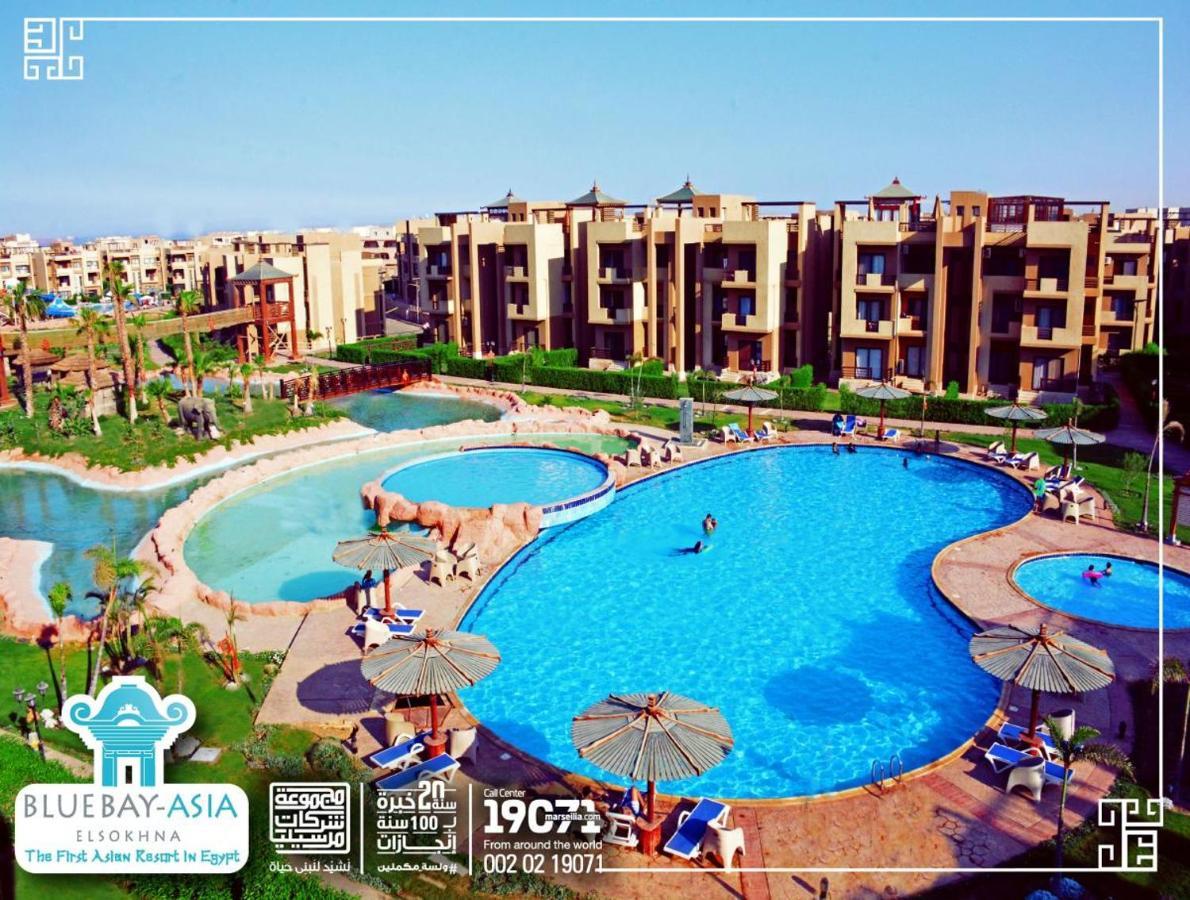 Amazing Chalet At Bluebay Asian Resort Pool View - Families Only Ain Suchna Exterior foto